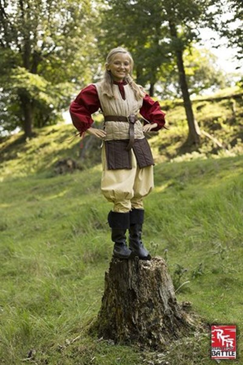 RFB Padded Armour  - Beige/brown  8-10years