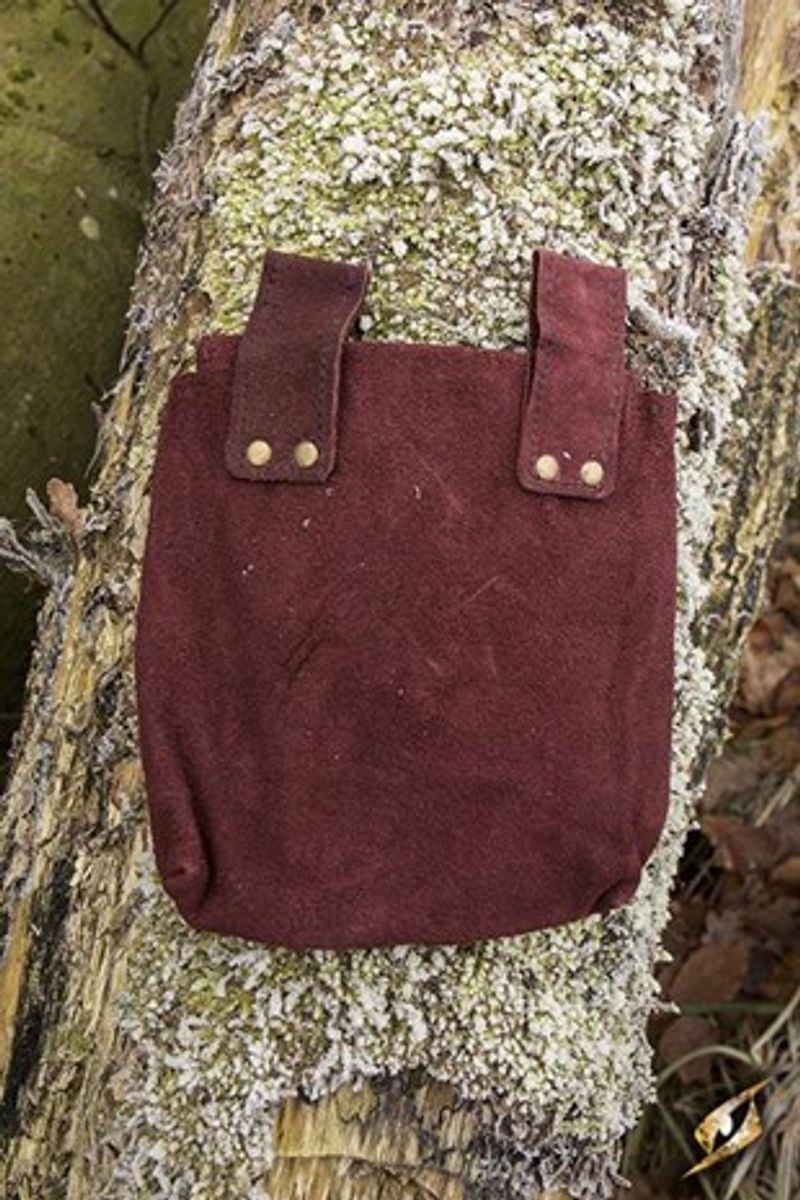 LeatherBag Thin -Brown- Large
