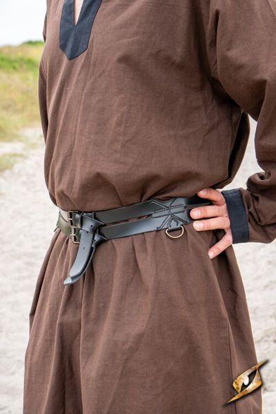 Hovedbilde Twin Belt - Faux Leather - Black - 120cm