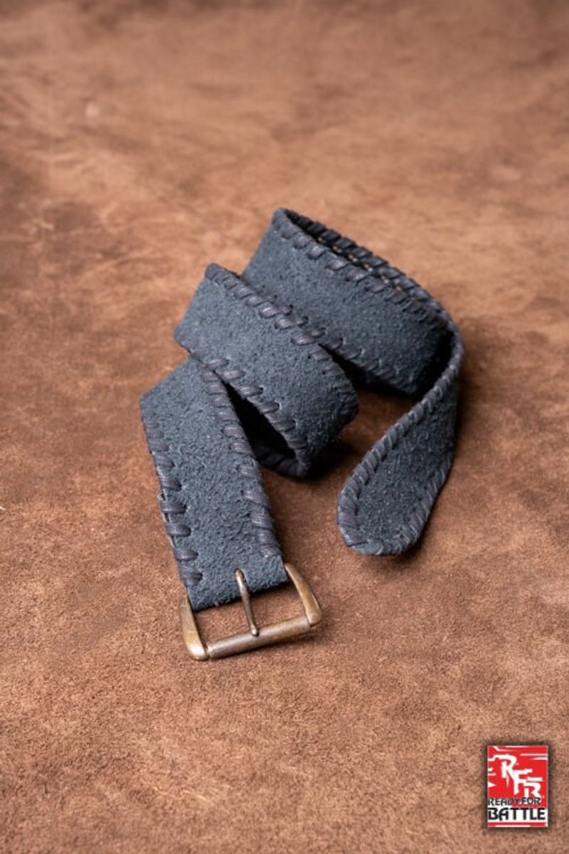 RFB Belt - Laced - Faux Leather - Black - 100cm