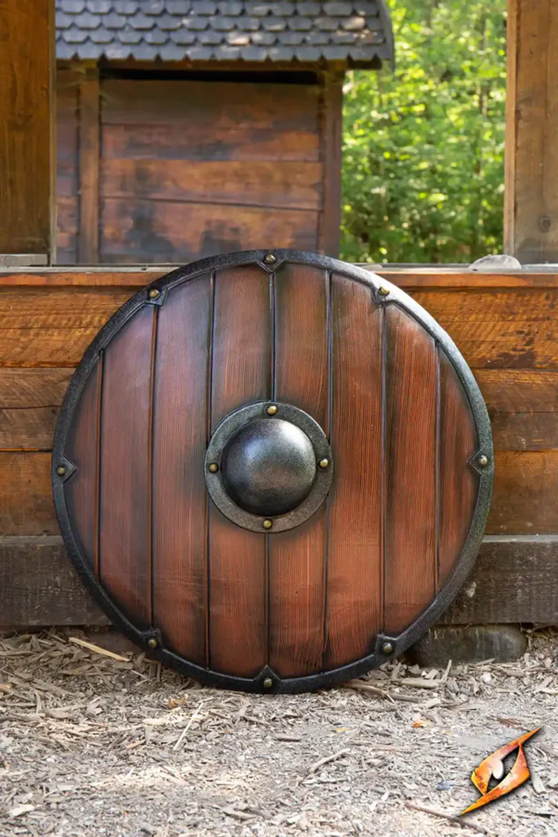 Viking Shield - Wood/Steel - 50cm